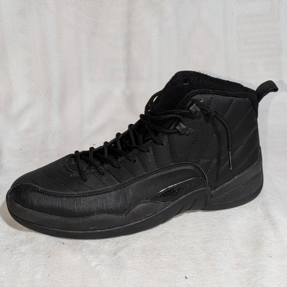 Jordan All-Black High-Top Basketball Sneakers